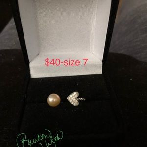 Heart rope wrap ring